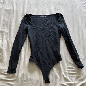 Black Long Sleeve Bodysuit